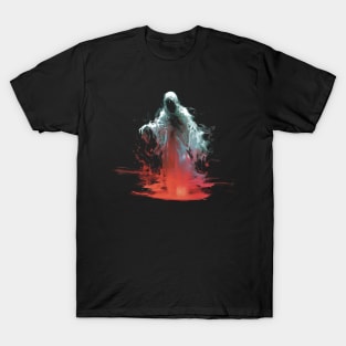 Abstract Ghost, Halloween T-Shirt